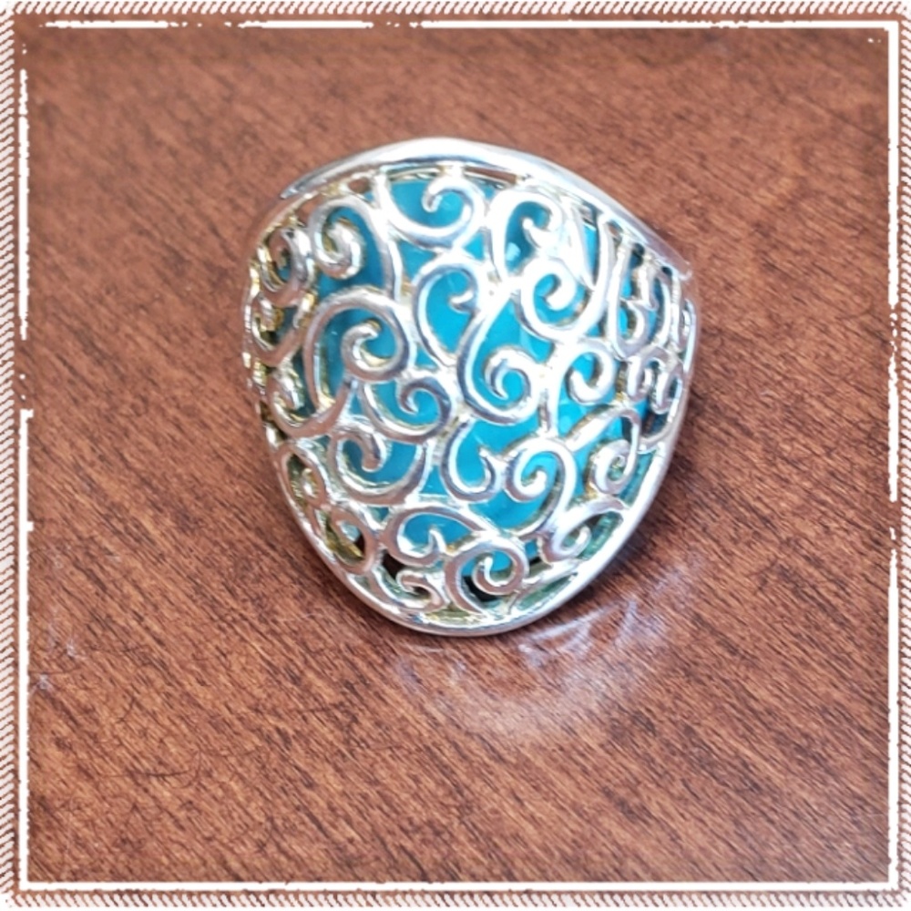 Sterling silver ring - Picture 3 of 7